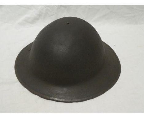 A First War British Brodie-style steel helmet (minus liner)