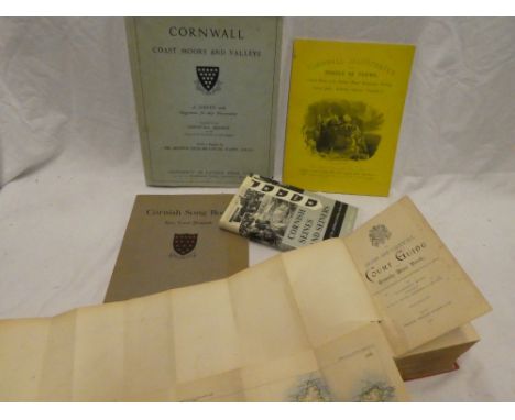 The Devon and Cornwall Court Guide and County Blue Book with coloured maps, London, 1896; Cornwall Coast Moors and Valleys, T