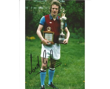 Football Andy Gray 10x8 signed colour photo pictured during his playing days with Aston Villa. Good Condition. All autographs