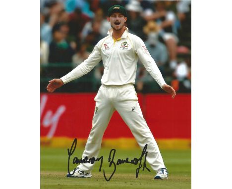 Cricket Cameron Bankcroft 10x8 signed colour photo pictured playing for Australia. Good Condition. All autographs are genuine