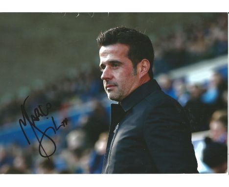 Football Marco Silva 8x12 signed colour photo. Marco Alexandre Saraiva da Silva born 12 July 1977 is a Portuguese retired foo