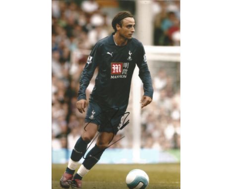 Football Dimitar Berbatov 12x8 signed colour photo pictured in action for Tottenham Hotspur. Dimitar Ivanov Berbatov born 30 