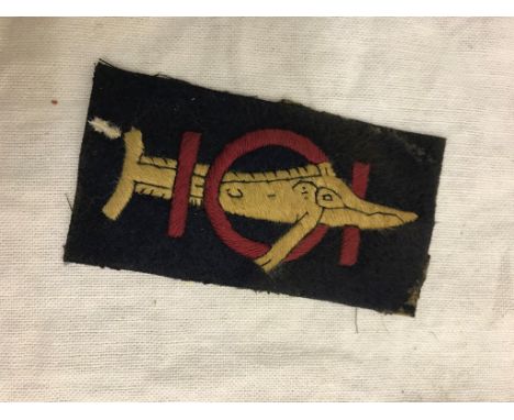 A Commando patch '101' with swordfish
