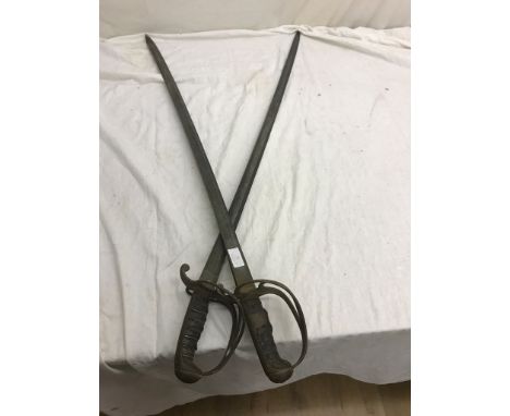 Two Victorian 1821 pattern light cavalry swords, one by Wilkinson