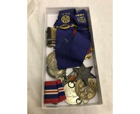 IGSM with NWF 36-37 bar awarded to 7873443 Pte J.H.G.Norton R Tank R, WWI BWM to 4749 Pte J Norton Middx R, Atlantic star, an