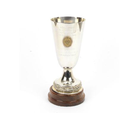 A 1972 ADAC Hockenheim trophy awarded to Graham Hill,honorary prize awarded to Graham Hill for the F2 event at Hockenheim 30t