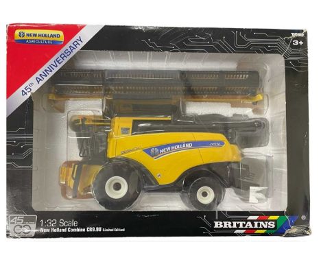 A boxed Britains die-cast New Holland CR9.90 Combine Harvester 1:32 scale model (limited edition)