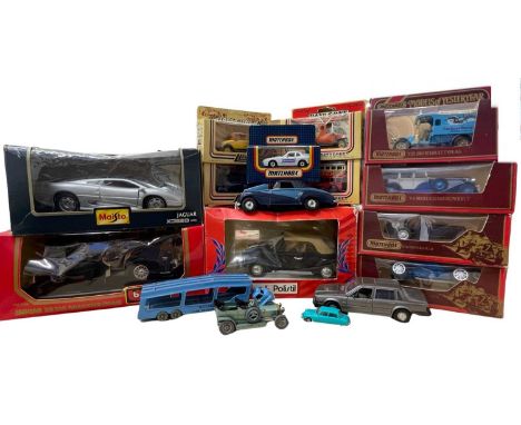 A mixed lot of various die-cast vehicles, to include Maisto, Corgi, Matchbox, Tonka etc