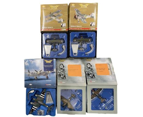 Five boxed limited edition die-cast Corgi aeroplanes, to include: - Gloster Sea Gladiator - N5531 'Hope' - Gloster Sea Gladia
