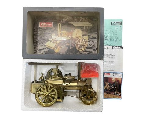 A boxed Wilesco D367 Brass Steam Roller