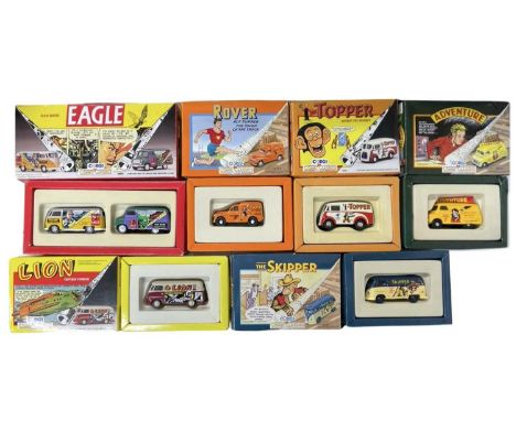 10 Boxed limited edition Corgi die-cast Comic Classics vehicles.