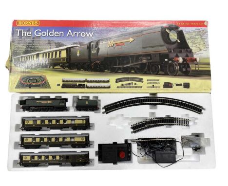 A boxed Hornby 00 gauge The Golden Arrow set(unchecked for completeness)