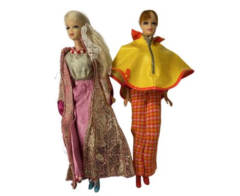 A pair of late 1960s Mattel Stacey dolls