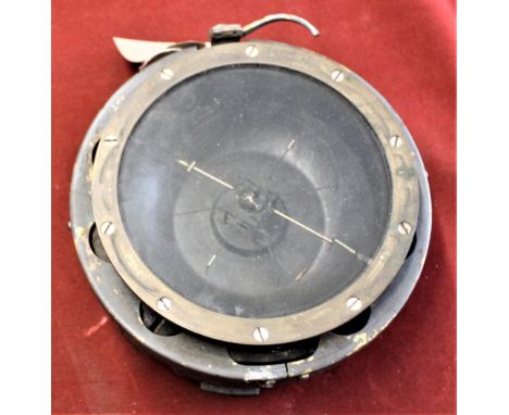 British WWII Aircraft Compass model P4A used in the British Avro Lancaster Bombers in World War 2. It is the Model P4A. on th