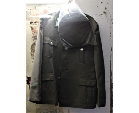 East German NVA/DDR Border Troops Oberst (Majors) Dress Uniform Jacket size 58 and Cap size 60. The jacket is missing one epa