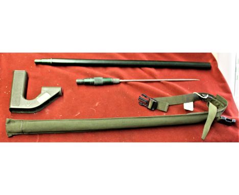 British Army N/Mag Mine Prodder, Pat No.5 Serial No 89/abp/006431 Comes complete in its webbing sheath. Assembled its just ov