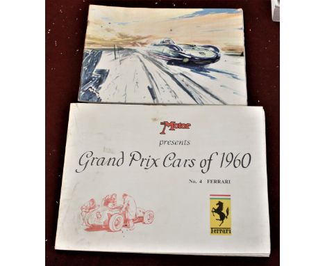 British 1950/60s Motorcar racing booklets including Castrol Achievements 1956, BP Success '59, and two Motor presents Grand P