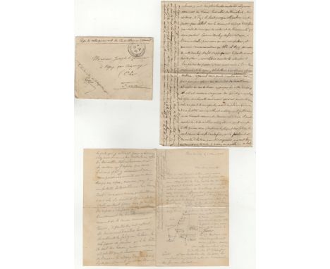 France 1908-Military History 2xEL's written by Lieu - in Foreign Legion Casablanca Corps to his parents-letters dated 20.1.19