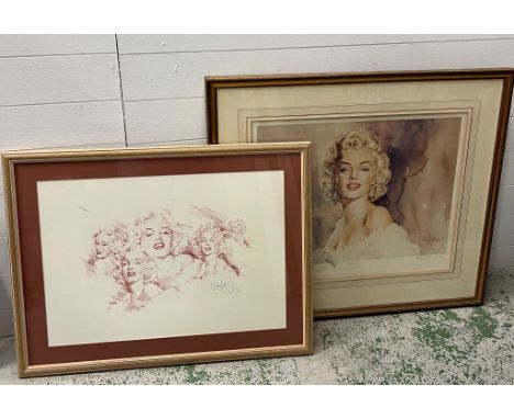 Two Gordan King limited edition prints of Marilyn Monroe 