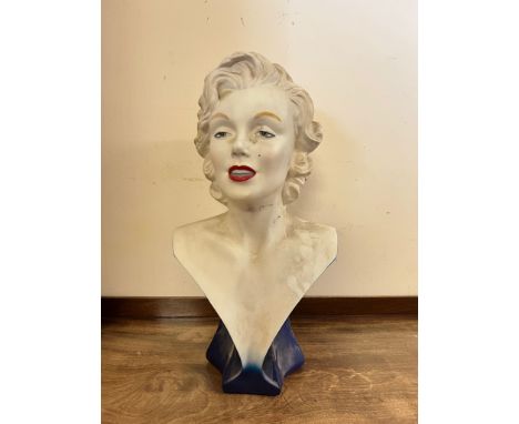 A Marilyn Monroe ceramic head bust H52cm