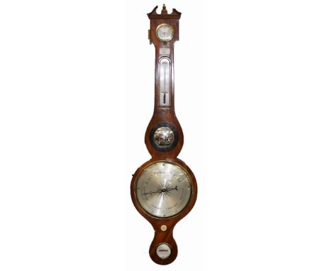 A wall mounted barometer 