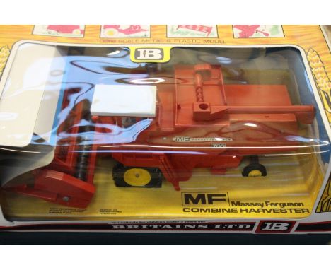 Britains 1/32 scale MF combine, boxed 