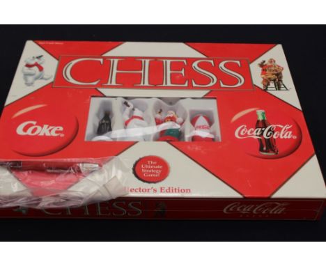 Coca Cola chess set unopened plus Coke pencil 