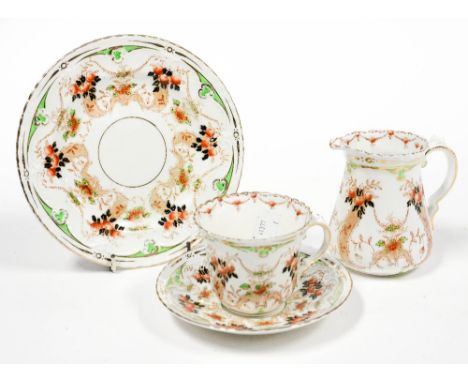 A late 19th Century tea service, Sunderland China (qty) 