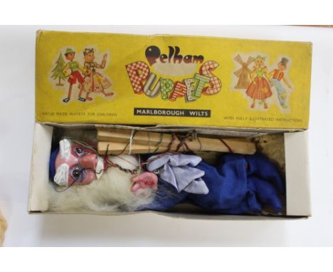 A Pelham puppet (yellow box) 'Merlin' quite unusual 