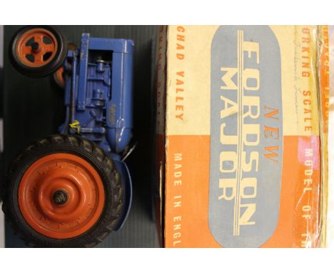 Chad Valley Fordson Major Tractor, boxed 