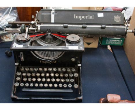 A vintage Imperial typewriter 