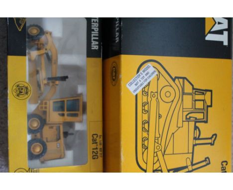 CAT DIIN and 12G tractor and excavator boxed 