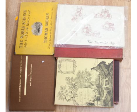 'Sporting and Dramatic News 1883' with pictures from Punch Leech vol 3 and 'The Noble Science John Leech in the hunting field