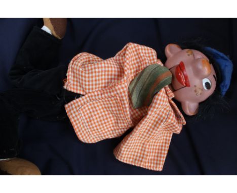 A Pelham puppet ventriloquist dummy (missing one eye) 