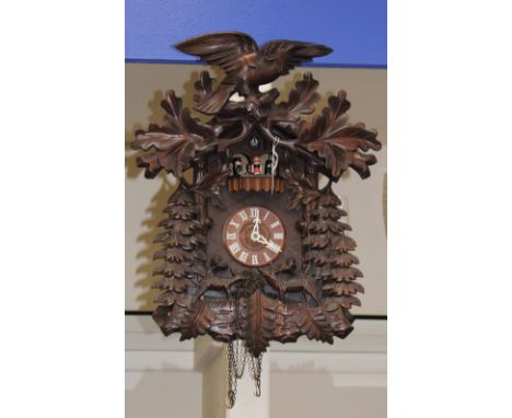 A Black Forest cuckoo clock 