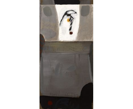 Tony O'Malley HRHA (1913-2003) SAMHAIN 1977 gouache with collage on card signed with initials and dated [31/10/1977] upper ri