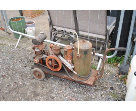 A 'The Aerograph Co Ltd. London' vintage compressor