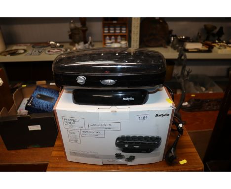 A set of Babyliss Thermo ceramic rollers, as new