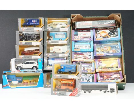 23 Boxed diecast models to include 9 x Matchbox Superkings including K-24 Scammell Container Truck, K-26 Bedford Ready Mix Co
