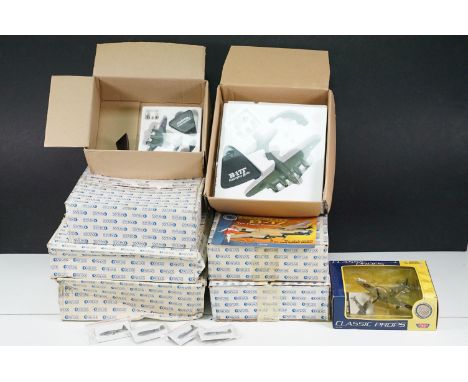 Seven boxed Atlas Editions diecast model planes to include Lockheed C.130 Hercules, Boeing B-17, etc, plus boxed Classic Prop