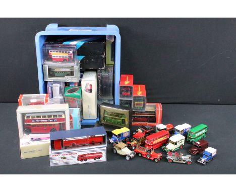 27 Boxed / cased diecast model buses and commercial diecast models to include Creative Master Northcord Ltd UKBUS 1041 Devon 