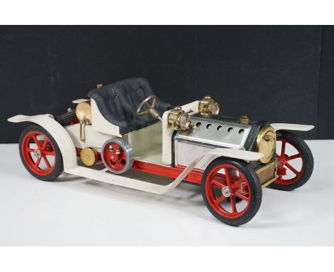 Steam Engine - Mamod SA1 Roadster steam engine in cream, vg