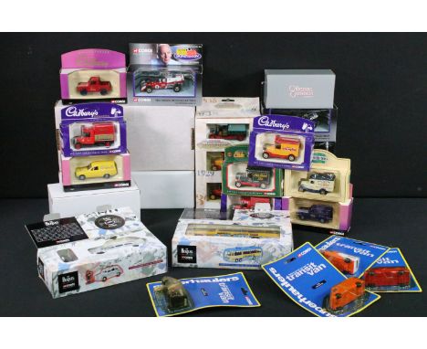 23 Boxed diecast models to include Corgi 61216, Corgi Superhaulers Transit Van, Corgi 39901 Elvis Thunderbird, 2 x Corgi The 