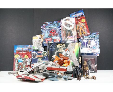 Collection of TV related diecast models 4 x carded Mattel Masters Of The Universe figures (He-Man, Clamp Champ, Sorceress &am