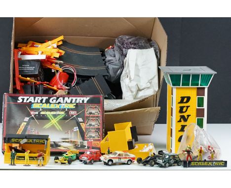 Collection of Scalextric to include quantity of unboxed Scalextric slot cars including C125 Porsche Turbo, Mini Monte Carlo R