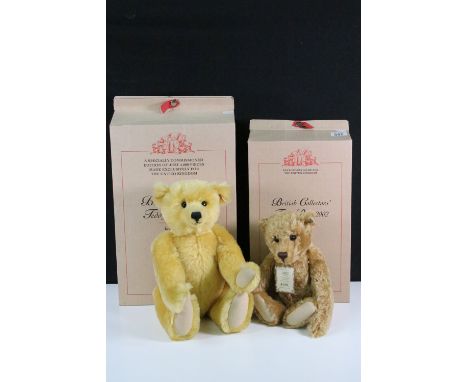 Steiff - Two boxed Steiff teddy bears to include No. 660726 British Collectors' Teddy Bear 2002 (With ltd end COA No. 1507/40