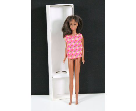 Barbie - Original Mattel No. 1100 Francie Fashion Doll with bendable legs 1967-1968 with 2nd version brown hair in Barbie Twi