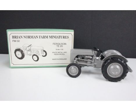 Boxed Brian Norman Farm Miniatures FM02 Ferguson TE20 1/32 white metal model, ex