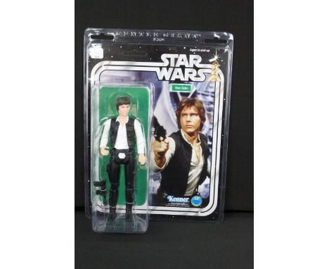 Star Wars - Carded Gentle Giant Hasbro Kenner 12" 38260 Han Solo figure, appearing to be unremoved and excellent