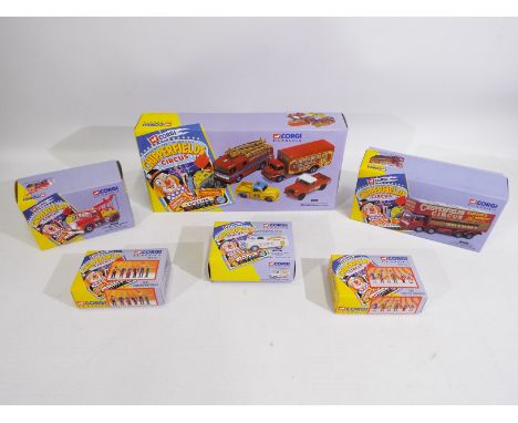 Corgi - 6 x boxed die-cast vehicles and sets from the 'Chipperfields Circus' series from Corgi - Lot includes a #31703 Land R